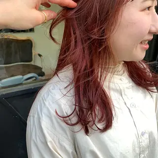 ロング カラー SAKINO. ベージュカラーのヘアスタイル