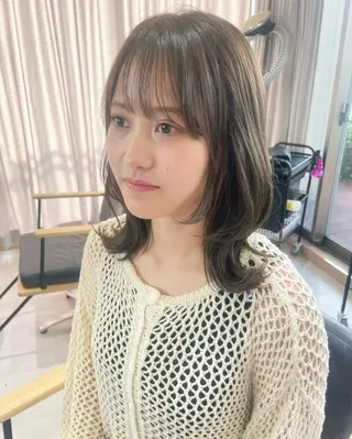 ミディアム 🌿透明感ヘア 園田　朱梨🌿のヘアスタイル
