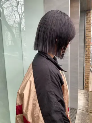 ショート カラー qpula misuzuのヘアスタイル