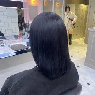 ミディアム カラー 透明感ベージュカラー 🪞上野🪞AIのヘアスタイル