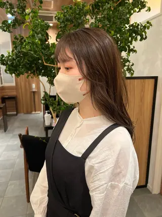 セミロング 岸田 佳祐のヘアスタイル