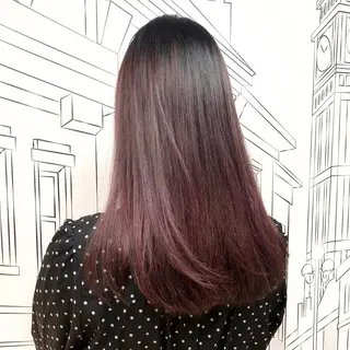 セミロング カラー TOMOKA 艶髪/透明感カラーのヘアスタイル