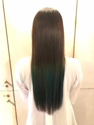 ロング DOUBLE レッスンモデル募集☆のヘアスタイル