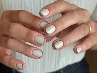 ショート カラー パーマ ヘアアレンジ メンズ キッズ ネイル マツエク・マツパ アイブロウ ar. harajukuのネイルデザイン