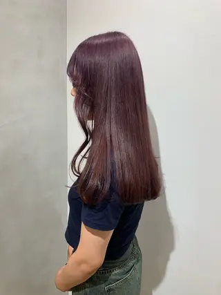 ロング カラー ヘアアレンジ Himawari♡ 柔らかいカラーのヘアスタイル