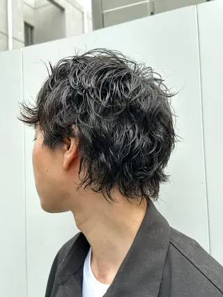 パーマ メンズ 似合わせカット /パーマ岡本淳平のヘアスタイル