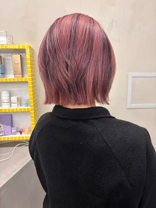 セミロング カラー yuuna/ ハッシュカット🎀のヘアスタイル