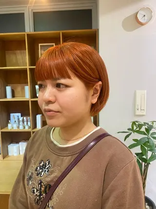 ショート 大人可愛い♡コテ巻き パーマ🌼杉田 萌恵のヘアスタイル
