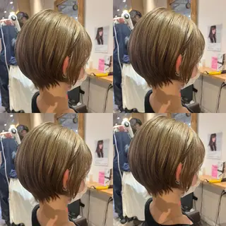 ショート レイヤー×艶髪特化 マネージャー安藤光司のヘアスタイル