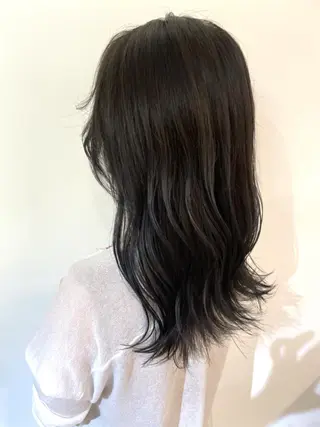 ロング カラー 佐藤 梨里花 ❤︎のヘアスタイル