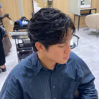 ショート パーマ メンズ 村上翼/ハンサム ショート/パーマのヘアスタイル