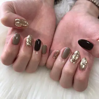 ネイル 西岡 杏のネイルデザイン