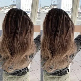 ロング カラー EARTH石巻店 尾形  裕のヘアスタイル