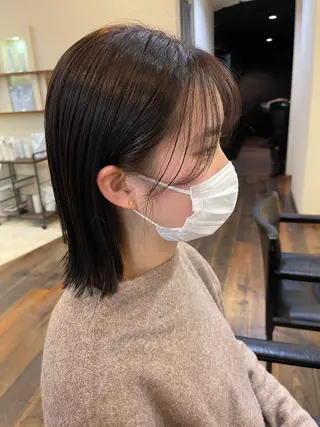 ミディアム 梶原 真帆のヘアスタイル