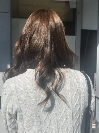 セミロング 中本 愛理のヘアスタイル
