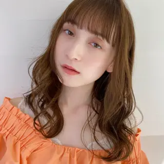 ロング カラー 🪭risa 暖色/レイヤー🪭のヘアスタイル