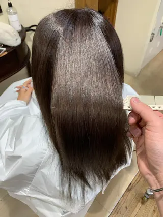 ロング カラー 縮毛矯正/山根勇平 /完全マンツーマンのヘアスタイル