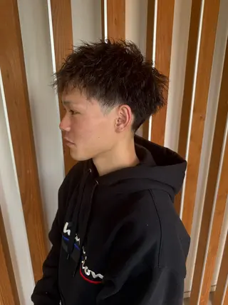 パーマ 中農 有梨恵のヘアスタイル