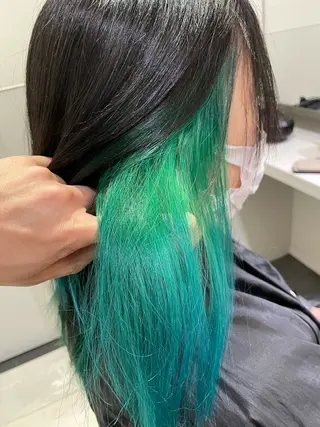 ミディアム カラー 大阪 美容師 林のヘアスタイル