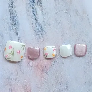 ネイル 6RokuHair（ロクヘアー)所属・門川 茉奈美のネイルデザイン