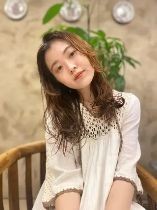 ロング sakamoto sayaのヘアスタイル