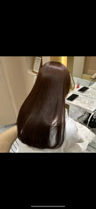 ロング カラー 酒井 里穂のヘアスタイル