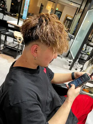 メンズ PSY(サイ)池袋 金田尚久🎨のヘアスタイル