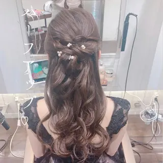 ロング ヘアアレンジ 韓国カラーお任せ❤️ アサコサユリ🎀の眉毛・アイブロウイメージ