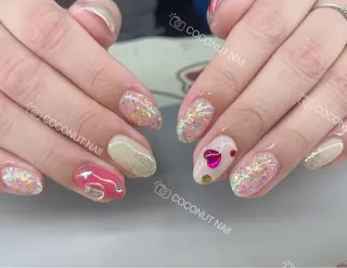 ネイル 神田 ココナッツのネイルデザイン