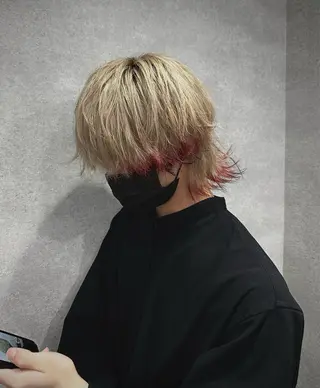 ミディアム カラー メンズ 🐺森 雄飛/メンズ 韓国ヘアのヘアスタイル