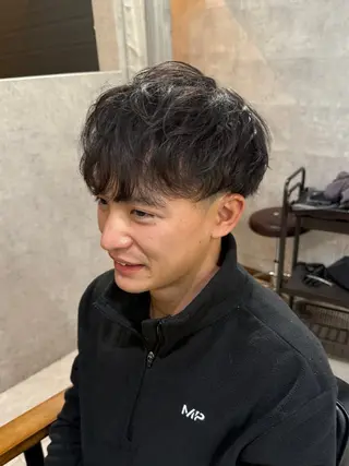 パーマ メンズ men's Rico ‪✂︎‬TAICHIのヘアスタイル