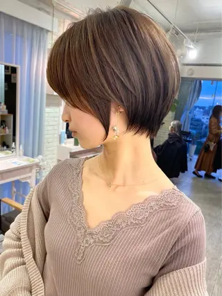 ショート 博多ベージュ 🐻松井傑のヘアスタイル