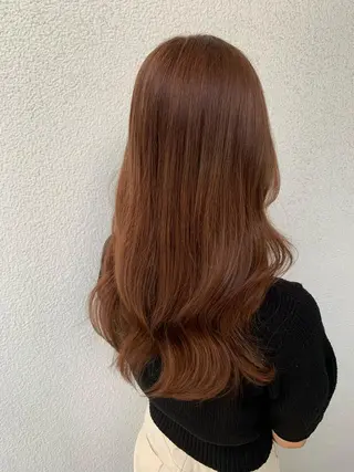 ロング カラー 平尾 樹里のヘアスタイル