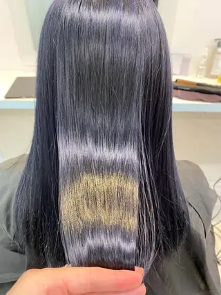 ロング カラー パーマ ヘアアレンジ メンズ キッズ 盛れ韓国ハイトーン 🎀Himari🎀のヘアスタイル