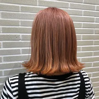 ミディアム カラー ヘアアレンジ 山北 咲子のヘアスタイル