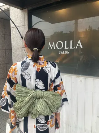 MOLLA ✂️辻桃加のヘアスタイル