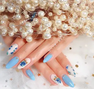 ネイル ラベンダー💖日暮里 ルル💖ネイルのネイルデザイン