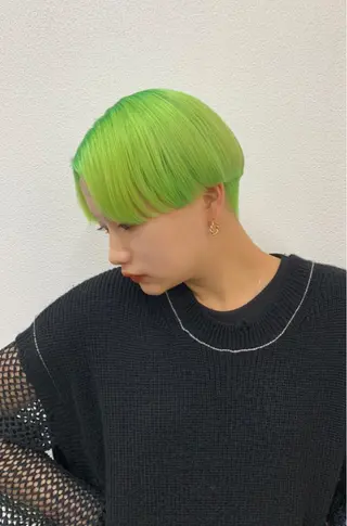ショート カラー ハイトーン特化サロン 代表 中谷蓮のヘアスタイル