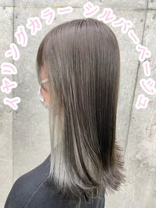 ロング カラー すぐ巻ける縮毛矯正 🍀勝倉　麗のヘアスタイル