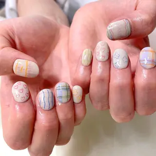 ネイル 新井 ひなののネイルデザイン