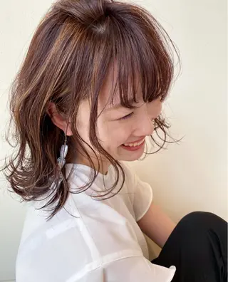 ミディアム カラー ◤ Jammin.◢ Mizuho.のヘアスタイル