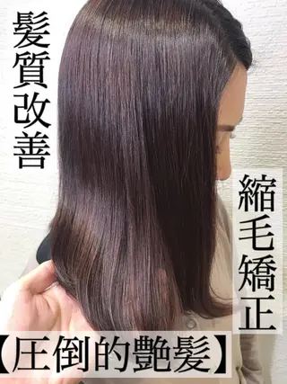 セミロング パーマ 清野 大のヘアスタイル