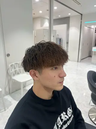 ショート パーマ メンズ 🐺韓国風メンズ特化 あさひ🐺のヘアスタイル