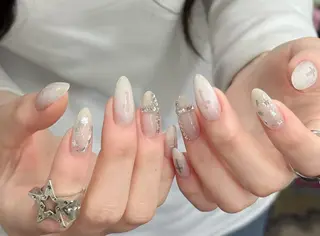 ネイル By moonネイル 🌷ワンホン/韓国風のネイルデザイン