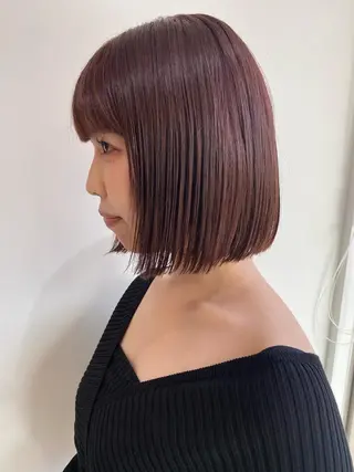 ミディアム カラー 砂原 ひよりのヘアスタイル