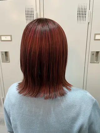 ミディアム カラー 小川 舜人のヘアスタイル