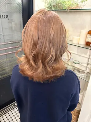 セミロング カラー Konomura Neneのヘアスタイル