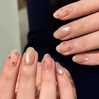 ネイル By moonネイル 🌷ワンホン/韓国風のネイルデザイン