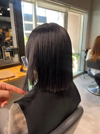 ショート カラー NANAMI🩵 大人可愛い韓国ヘアのヘアスタイル