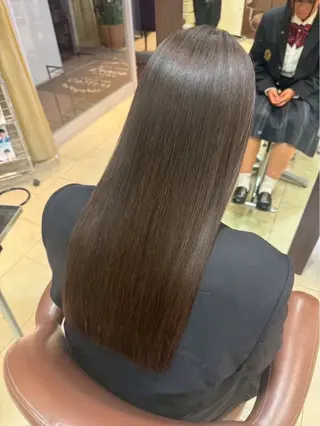 ロング brace 小笹花純のヘアスタイル